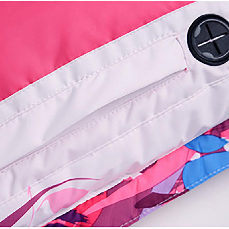 Uus välitalispordi suusajope naiste paksuse kapuutsiga lahtine lumelauajakk, tuulekindel lumejakk -30 ℃ soe