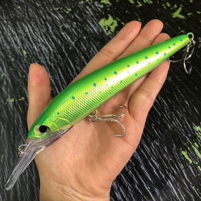 140 mm 40 g uppuv trolling Slim Minnow kalapüügipeibutis vobler Long Casting ujumissööt mereahvena 3D kunstlikule kõvale söödale