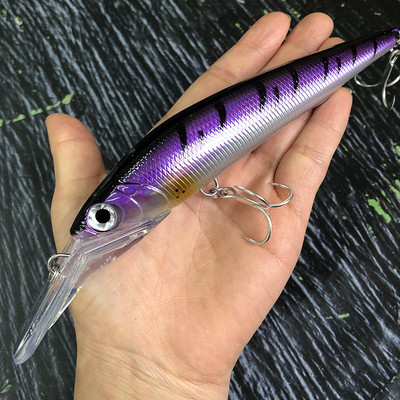 140 mm 40 g uppuv trolling Slim Minnow kalapüügipeibutis vobler Long Casting ujumissööt mereahvena 3D kunstlikule kõvale söödale