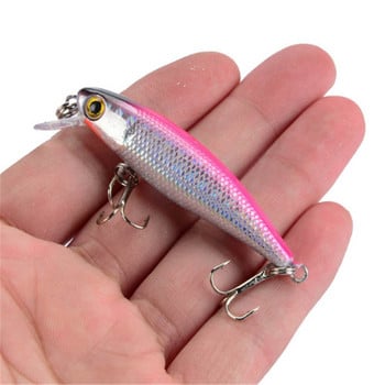 1 ΤΕΜ Ποιότητας Wobblers 6,5cm 4,5g Trolling Minnow Fishing Lure on Pike Pesca Artificial Hard Crankbait Fish Bait Peche Carp