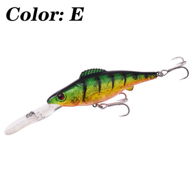 1 buc. Naluci de pescuit Wobblers de scufundare adâncă 12,5 cm 15 g Momeală mare Crankbait Minnow Trolling Plastic Artificial Hard Momeal pentru crap Stiuca Bas