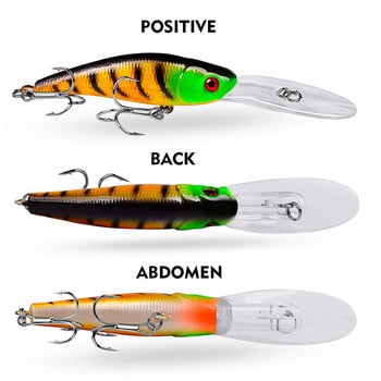 1 τεμ 10 cm 9,5 g Sinking Minnow Fishing Lures Wobbler Swimbaits Artificial Hard Bait For Bass Pike Crankbait Sea Trolling Tackle ​