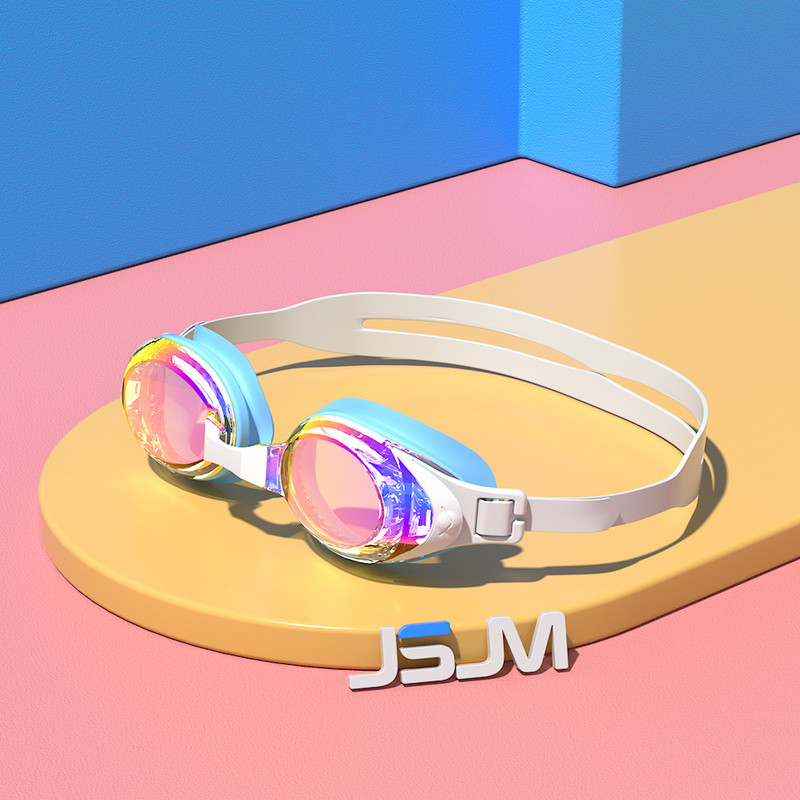 JSJM uued ujumisprillid Täiskasvanutele Uduvastane UV-kaitse Objektiiv Meestele Naistele Professionaalsed silikoonist reguleeritavad ujumisprillid Unisex