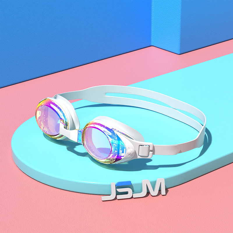 JSJM uued ujumisprillid Täiskasvanutele Uduvastane UV-kaitse Objektiiv Meestele Naistele Professionaalsed silikoonist reguleeritavad ujumisprillid Unisex