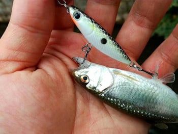 1PCS 4.5CM 2g плаваща мини молив риболовна примамка Crankbait Minnow Popper горна вода твърда примамка риболовна стръв