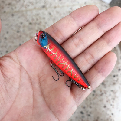 1tk Mini kalastuslant ujuv pliiatssööt 5 mm 3g väntsööt Tehisplastist kõva sööt Vooblerid Bass haugi kalastustarbed