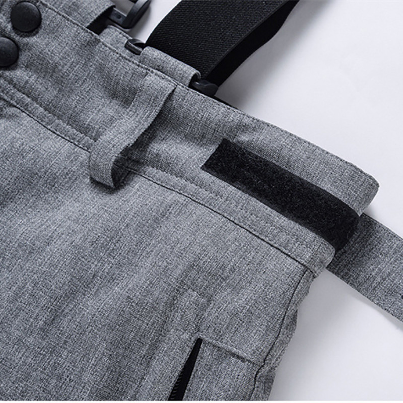 Παντελόνι Oulylan Ski Ανδρικό Γυναικείο Αντιανεμικό Αδιάβροχο Χειμερινό Παχύ Παντελόνι Χιονιού Υπαίθρια Αθλητικά Snowboarding Αναπνεύσιμο λουράκι παντελόνι