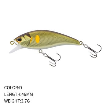 1Pcs 46mm 3.7g Micro Minnow Lure Pesca Artificial Trout Carp Fishing Stream Lake Hard Baits Jerkbait Bass Pike Bait