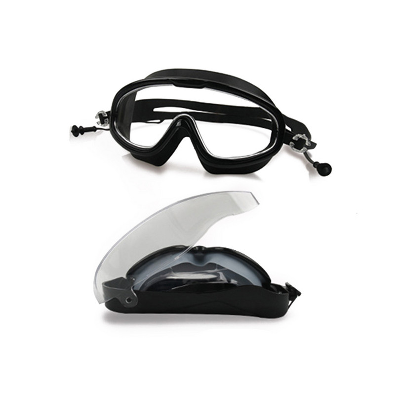 Ujumisprillid Kõrvatropid Meeste Naiste Retseptiga Professionaalsed ujumisprillid Veekindlad Optilised Sukeldumisprillid