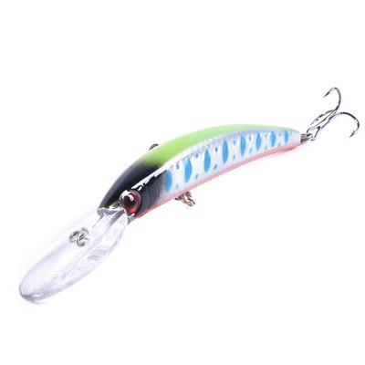 1gab 15cm 15g Deep Diving Jerkbait Artificial Hard Bait Fishing Vobleri Minnow Lure for Bass Pike Carp Makšķerēšanas piederumi