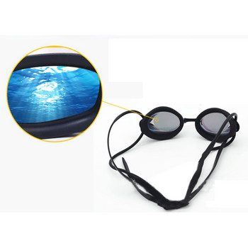 Очила за плуване Мъже Жени Професионални очила против замъгляване UV защита Регулируема лента Водоустойчиви силиконови очила