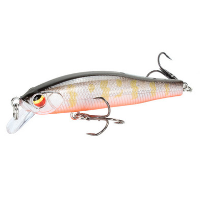 1 ks Rybárska návnada na ryby Minnow 7 cm 5,7 g Umelá tvrdá návnada na basy, voblery, crankbait 3D očká, potápavé plastové návnady, ryby, rybárčenie