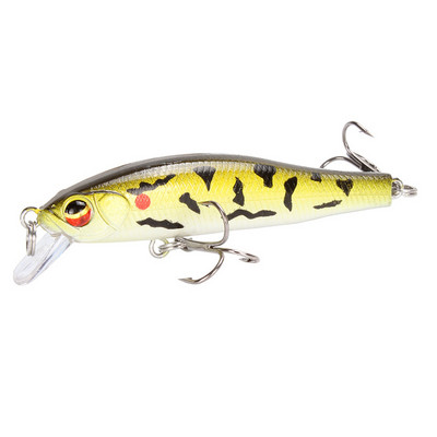 1 ks Rybárska návnada na ryby Minnow 7 cm 5,7 g Umelá tvrdá návnada na basy, voblery, crankbait 3D očká, potápavé plastové návnady, ryby, rybárčenie