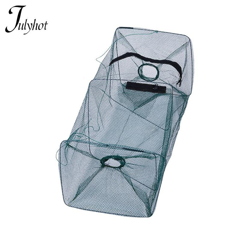 Sulankstomas žuvų gaudyklės tinklas žvejybos reikmenys krabų krevetės krevetės vėžiai omarai sulankstomi