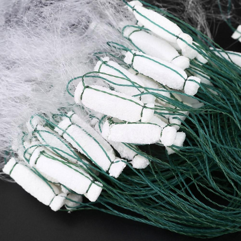 1db horgászháló 1 rétegű monofil horgászháló egy hálós háló kültéri felszerelés tartós nylon háló hálós csapda hálós Fishin S9I3