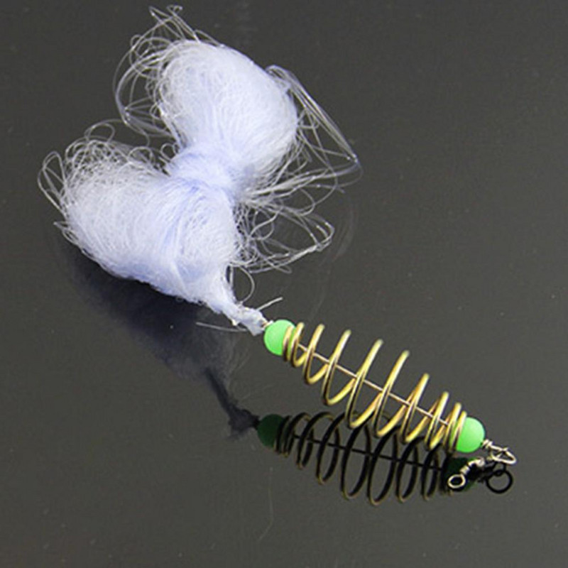 Horgászháló nagy kapacitású teherhordó kis méretű ketreces bomba horog horgászháló tóhoz ragadós háló kültéri horgászfelszerelés