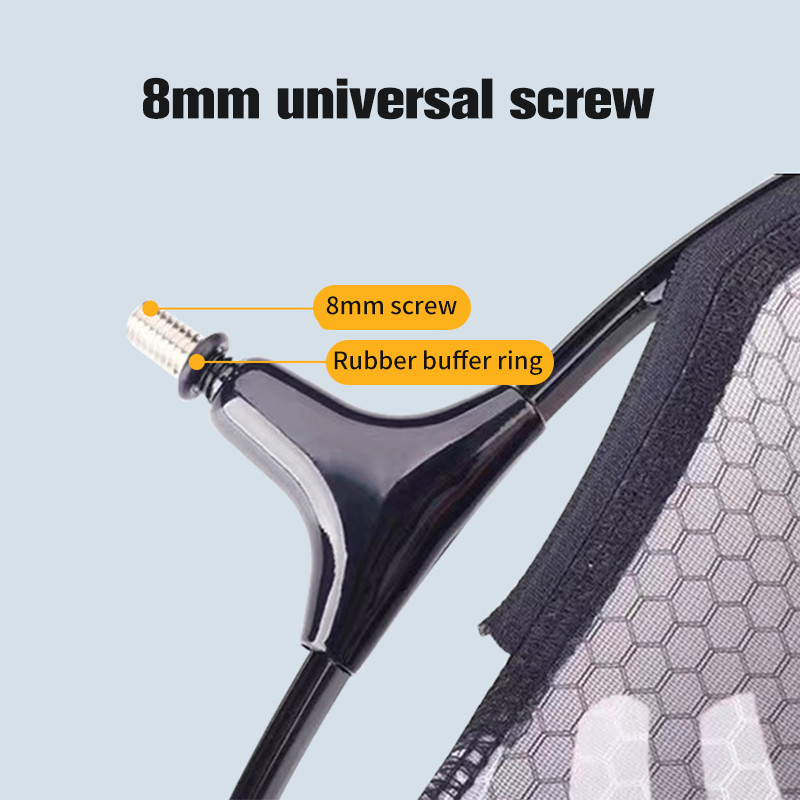 Δίχτυ προσγείωσης με σέσουλα ψαρέματος άνθρακα για ψάρεμα εξωτερικά αναδιπλούμενα δίχτυα βαθιάς προσγείωσης γλυκού νερού Εργαλεία ψαριών 민물뜰채