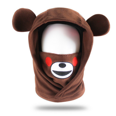 Snow Cap fliisist termopaksem hingav talvine soe väljas suusa- ja lumelauamüts armas loomastiil naistele ja meestele