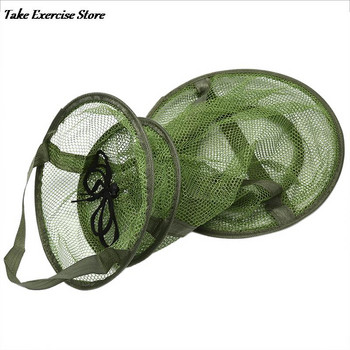 Δίχτυ ψαρέματος 1Pc Fishing Care Creel Tackle Μαλακό ελαστικό δίχτυ προσγείωσης Cast Fishing Network Cage Accessories for Fish Tackle
