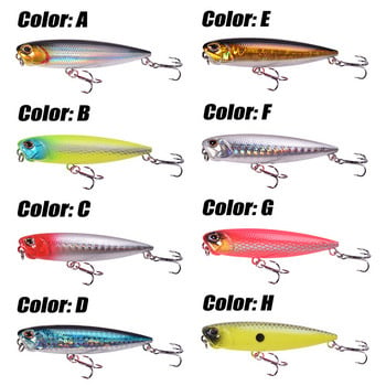 Topwater Floating Pencil Fishing Lure 6,5cm 5,5g Dog Walk Crankbait Wobbler Stickbait Minnow Hard Artificial Bait For Pike Bass