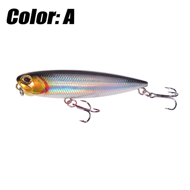 Nalucă de pescuit cu creion plutitor de topwater 6,5 cm 5,5 g Dog Walk Crankbaits Wobbler Stickbait Minnow momeală artificială tare pentru bas de știucă
