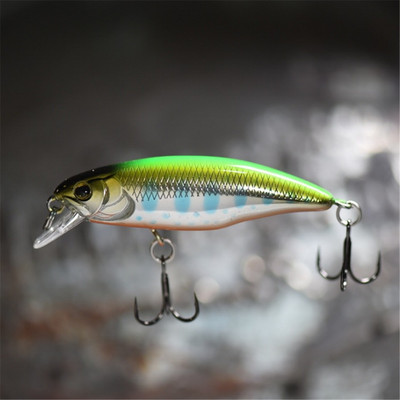 1 DB Lassan süllyedő Minnow horgászcsali 5,2 cm 4,5 g műanyag kemény csali Jerkbait Perch Pesca Wobbler horgászfelszerelés Crankbait