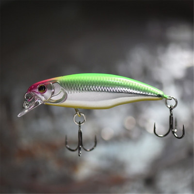 1 DB Lassan süllyedő Minnow horgászcsali 5,2 cm 4,5 g műanyag kemény csali Jerkbait Perch Pesca Wobbler horgászfelszerelés Crankbait