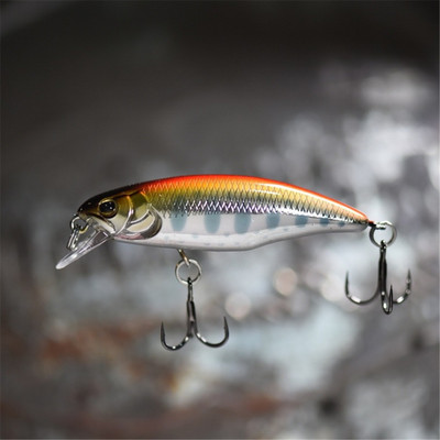 1 DB Lassan süllyedő Minnow horgászcsali 5,2 cm 4,5 g műanyag kemény csali Jerkbait Perch Pesca Wobbler horgászfelszerelés Crankbait