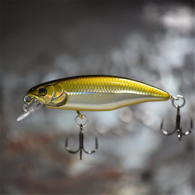 1 DB Lassan süllyedő Minnow horgászcsali 5,2 cm 4,5 g műanyag kemény csali Jerkbait Perch Pesca Wobbler horgászfelszerelés Crankbait