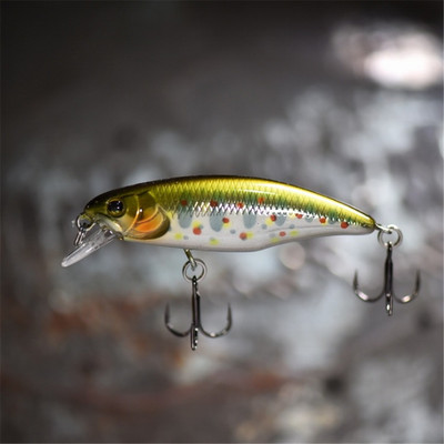 1 DB Lassan süllyedő Minnow horgászcsali 5,2 cm 4,5 g műanyag kemény csali Jerkbait Perch Pesca Wobbler horgászfelszerelés Crankbait