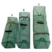 Võrkkrabivõrk krevettide võrgud unikaalne disain, viimistletud, kindel struktuur, püünisvõrk püünispuuri püügivõrgud 60 * 24 * 24 cm