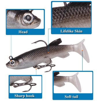 T Tail Soft Bait Soft Lures Δόλωμα σιλικόνης 8,5cm 13g Είδη για ψάρεμα Θαλασσινό ψάρεμα Pva Swimbait Wobblers Artificial Tackle