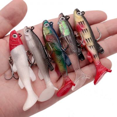 T Tail Soft Bait Mīkstie mānekļi Silikona ēsma 8,5cm 13g Preces makšķerēšanai Jūras makšķerēšanai Pva Swimbait Vobleri mākslīgie piederumi
