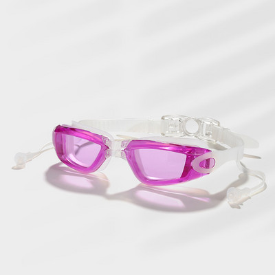 Mehed Naised Professionaalsed veekindlad uduvastased läbipaistvad ujumisprillid ujumisbassein Veespordiprillid Silikoonist kõrvatroppidega prillid