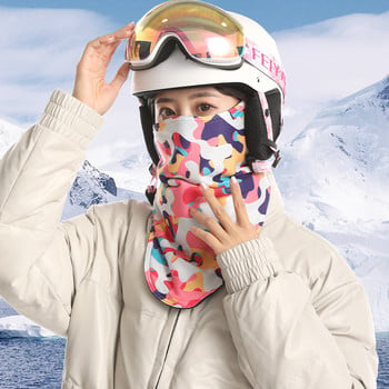 Υπαίθριες σαλιάρες σκι Snowboard Scarf Μάσκα για σκι Χειμώνας Ζεστό ποδήλατο ποδηλασία Μάσκα προσώπου Πειρατές Τρισδιάστατο τυπωμένο κρανίο