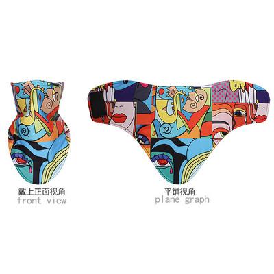 Lauko Slidinėjimo Seilinukai Snieglentės Šalikas Slidinėjimo Kaukė Žiema Šilta Važiavimas Dviračiu Motociklas Veido Kaukė Piratai 3D spausdinta kaukolė