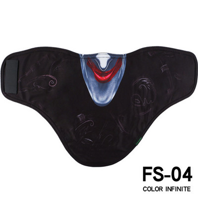 Αντιανεμικές σαλιάρες σκι Thicken Snowboard Scarf Μάσκα για σκι Χειμώνας Ζεστό ποδήλατο ποδηλασία Μάσκα προσώπου Πειρατές αναπνοή 3D εκτύπωση