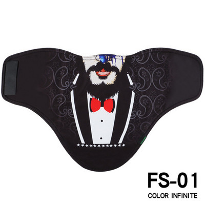 Αντιανεμικές σαλιάρες σκι Thicken Snowboard Scarf Μάσκα για σκι Χειμώνας Ζεστό ποδήλατο ποδηλασία Μάσκα προσώπου Πειρατές αναπνοή 3D εκτύπωση