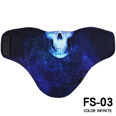 Αντιανεμικές σαλιάρες σκι Thicken Snowboard Scarf Μάσκα για σκι Χειμώνας Ζεστό ποδήλατο ποδηλασία Μάσκα προσώπου Πειρατές αναπνοή 3D εκτύπωση