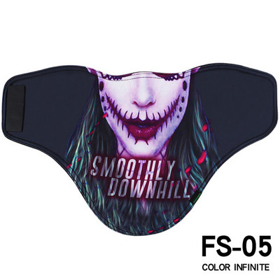 Αντιανεμικές σαλιάρες σκι Thicken Snowboard Scarf Μάσκα για σκι Χειμώνας Ζεστό ποδήλατο ποδηλασία Μάσκα προσώπου Πειρατές αναπνοή 3D εκτύπωση
