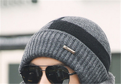 Πλεκτές σαλιάρες για τον λαιμό, καπέλο για χειμερινό χιόνι, αθλήματα, ανδρικά σκέιτμπορντ Beanie Skullies Beanies Thicken Plus Velvet Scarf Mask