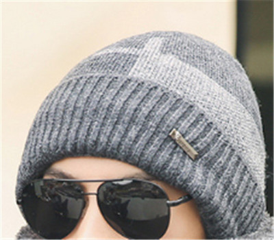 Πλεκτές σαλιάρες για τον λαιμό, καπέλο για χειμερινό χιόνι, αθλήματα, ανδρικά σκέιτμπορντ Beanie Skullies Beanies Thicken Plus Velvet Scarf Mask