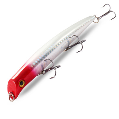 Topwater Popper ujuv püügilant 12,8 cm 15 g 3 kolmiku konksuga Vobbler plastikust kõvasööt Jerkbait Pesca kunstsööt