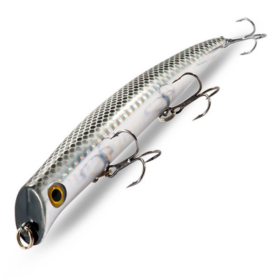 Topwater Popper ujuv püügilant 12,8 cm 15 g 3 kolmiku konksuga Vobbler plastikust kõvasööt Jerkbait Pesca kunstsööt