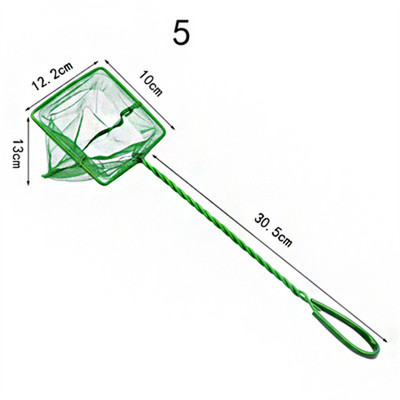 Nešiojami žuvų tinklai, ilgos rankenos kvadratiniai akvariumo priedai žuvų rezervuarų iškrovimo tinklas Žvejybos tinklas lauke Krabų gaudyklės žvejybos įrankiai