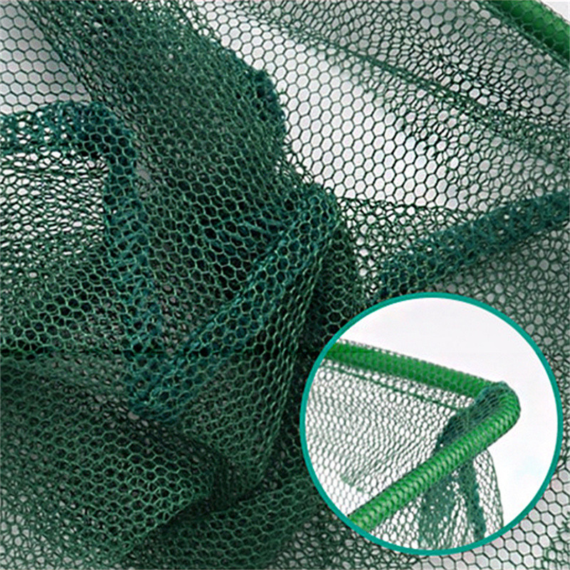 Nešiojami žuvų tinklai, ilgos rankenos kvadratiniai akvariumo priedai žuvų rezervuarų iškrovimo tinklas Žvejybos tinklas lauke Krabų gaudyklės žvejybos įrankiai