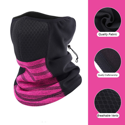 Mehe/naise suusamask Talvine lumi soe plüüs kael/näomask Mootorsaanid Suusad Kelgud Lumelaud Õues Külmakindel Spordi Turvasall