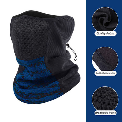 Mehe/naise suusamask Talvine lumi soe plüüs kael/näomask Mootorsaanid Suusad Kelgud Lumelaud Õues Külmakindel Spordi Turvasall