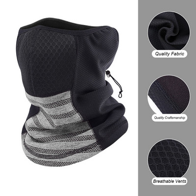 Mehe/naise suusamask Talvine lumi soe plüüs kael/näomask Mootorsaanid Suusad Kelgud Lumelaud Õues Külmakindel Spordi Turvasall