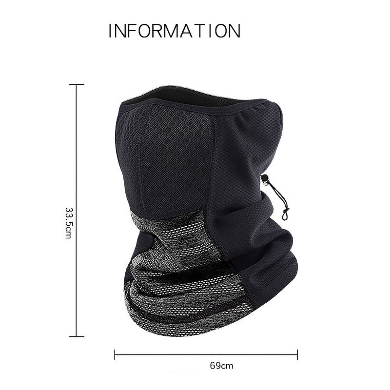 Mehe/naise suusamask Talvine lumi soe plüüs kael/näomask Mootorsaanid Suusad Kelgud Lumelaud Õues Külmakindel Spordi Turvasall